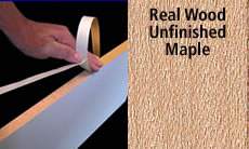 FastCap FE.SW.2-250.MP Maple Edge Banding Tape Unfinished Solid Wood 2" x 250 ft Roll FE.SW.2-250.MP