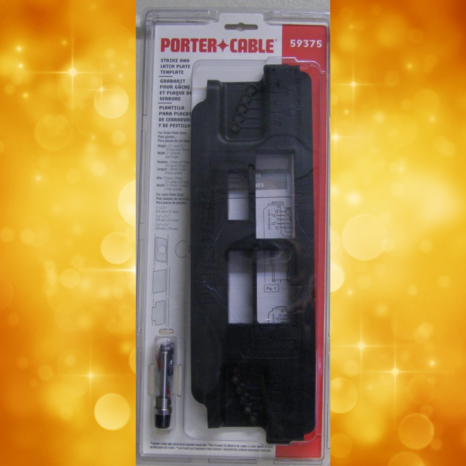Porter-Cable Strike and Latch Templet 59375 Mike's Tools