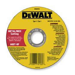 DeWalt 2-1/2" Metal Thin Cutting Wheel - .035" Thick - 1/4" Arbor - 60 Grit - Type 1 Wheel DW8701